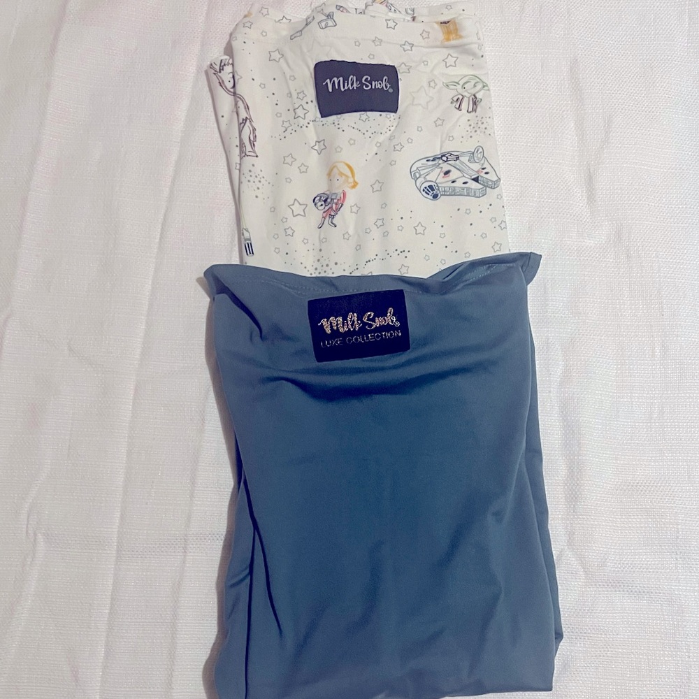 Lot of 2 Milk Snob multi Functional Nursing/Carseat Covers